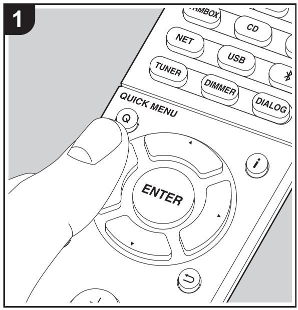 ONKYO LS7200 - Snabbmeny - 1