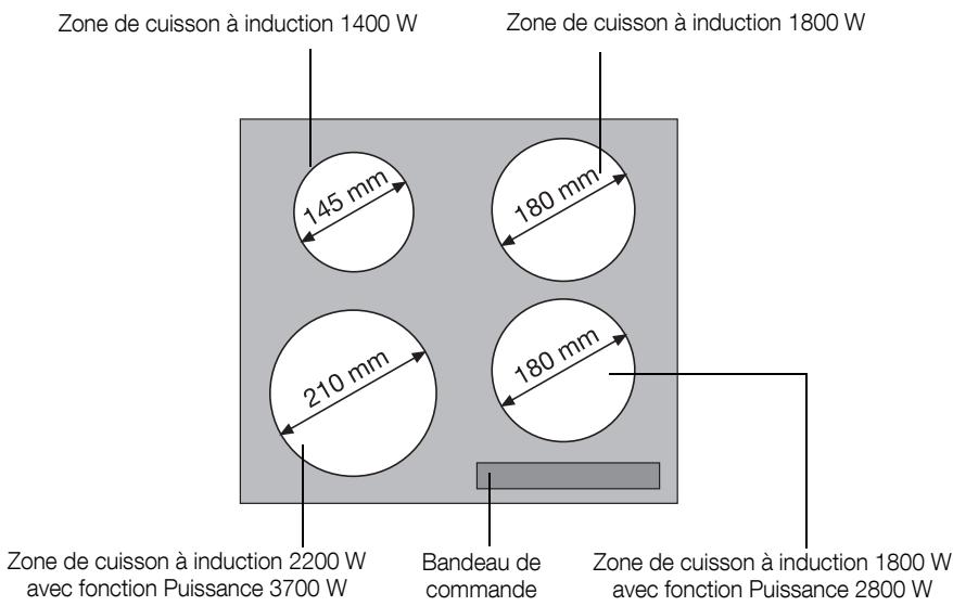 ARTHUR MARTIN AHD60010P - Equipement du plan de cuisson - 1