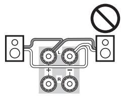ONKYO TX-NR525 S - ■ Précautions concernant le branchement des enceintes - 3