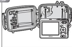 NIKON CAISSON ETANCHE WP-CP5-JUSQU-A 40 M DE PROFONDEUR - Ouverture du caisson - 2