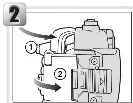NIKON CAISSON ETANCHE WP-CP5-JUSQU-A 40 M DE PROFONDEUR - Fermer le caisson - 1