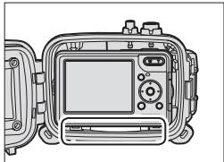 NIKON CAISSON ETANCHE WP-CP5-JUSQU-A 40 M DE PROFONDEUR - Einlagen des Trockenmittels - 3