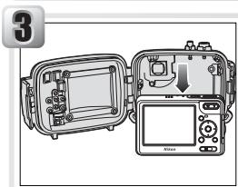 NIKON CAISSON ETANCHE WP-CP5-JUSQU-A 40 M DE PROFONDEUR - Réactivation du moniteur - 3