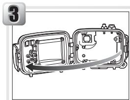NIKON CAISSON ETANCHE WP-CP5-JUSQU-A 40 M DE PROFONDEUR - Release the buckle - 4
