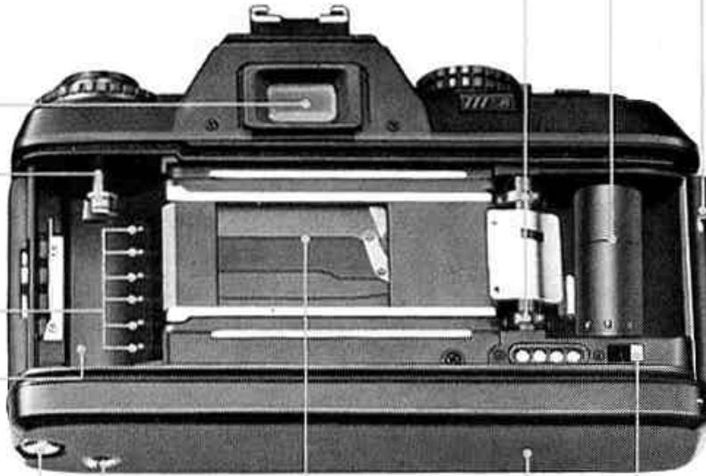 NIKON F301 - Fenetre-témoin de la cartouche du film - 2