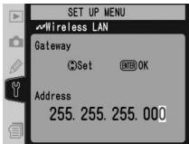 NIKON WT-2 - TCP/IP Menu, Page 2/3 - 7