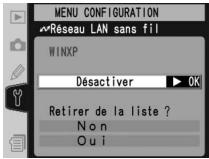 NIKON WT-2 - Édit. liste connexion - 1