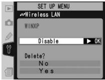 NIKON WT-2 - Edit Connection List - 1