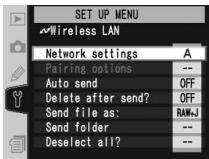 NIKON WT-2 - Settings - 1