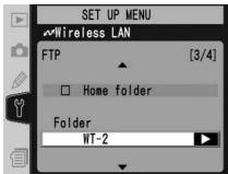 NIKON WT-2 - FTP Menu, Page 3/4 - 8
