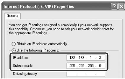 NIKON WT-2 - Entering an IP Address - 2
