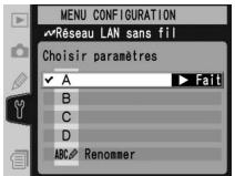 NIKON WT-2 - Choisir paramètres - 1