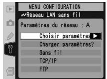 NIKON WT-2 - Paramètres du réseau - 1