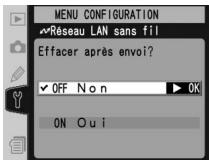 NIKON WT-2 - Effacer après envoi ? (mode FTP uniquement) - 1