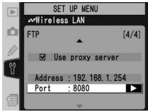 NIKON WT-2 - FTP Menu, Page 4/4 - 8