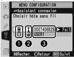 NIKON WT-2 - Paramètres du mode FTP - 1