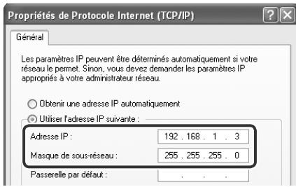 NIKON WT-2 - Saisie d'une adresse IP - 2