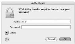 NIKON WT-2 - Installation (Mac OS X) - 4