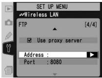 NIKON WT-2 - FTP Menu, Page 4/4 - 3