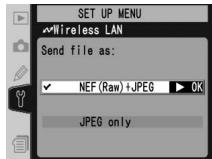 NIKON WT-2 - Send File As (FTP Mode Only) - 1