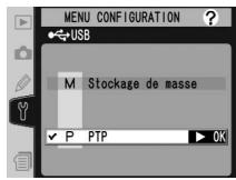 NIKON WT-2 - Étape 2 - Sélectionner PTP - 2