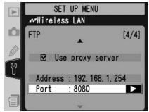 NIKON WT-2 - FTP Menu, Page 4/4 - 14