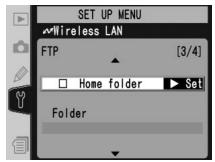 NIKON WT-2 - FTP Menu, Page 3/4 - 1