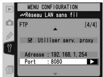 NIKON WT-2 - Menu FTP, page 4/4 - 13