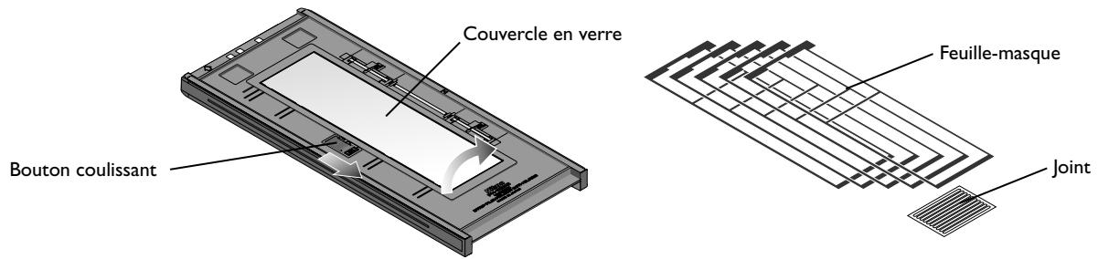 NIKON FH-869G - Utilisation du portefilm recouvert d'un verre FH-869G pour film Brownie : PRECAUTIONS A PRENDRE - 1
