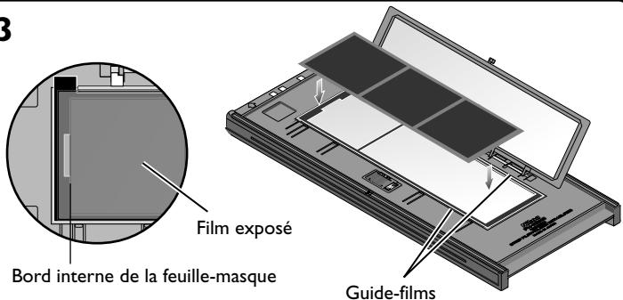 NIKON FH-869G - Utilisation du portefilm recouvert d'un verre FH-869G pour film Brownie : PRECAUTIONS A PRENDRE - 4