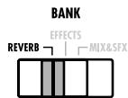 ZOOM RFX1000 - - La banque REVERB est Sélectionnée - 1