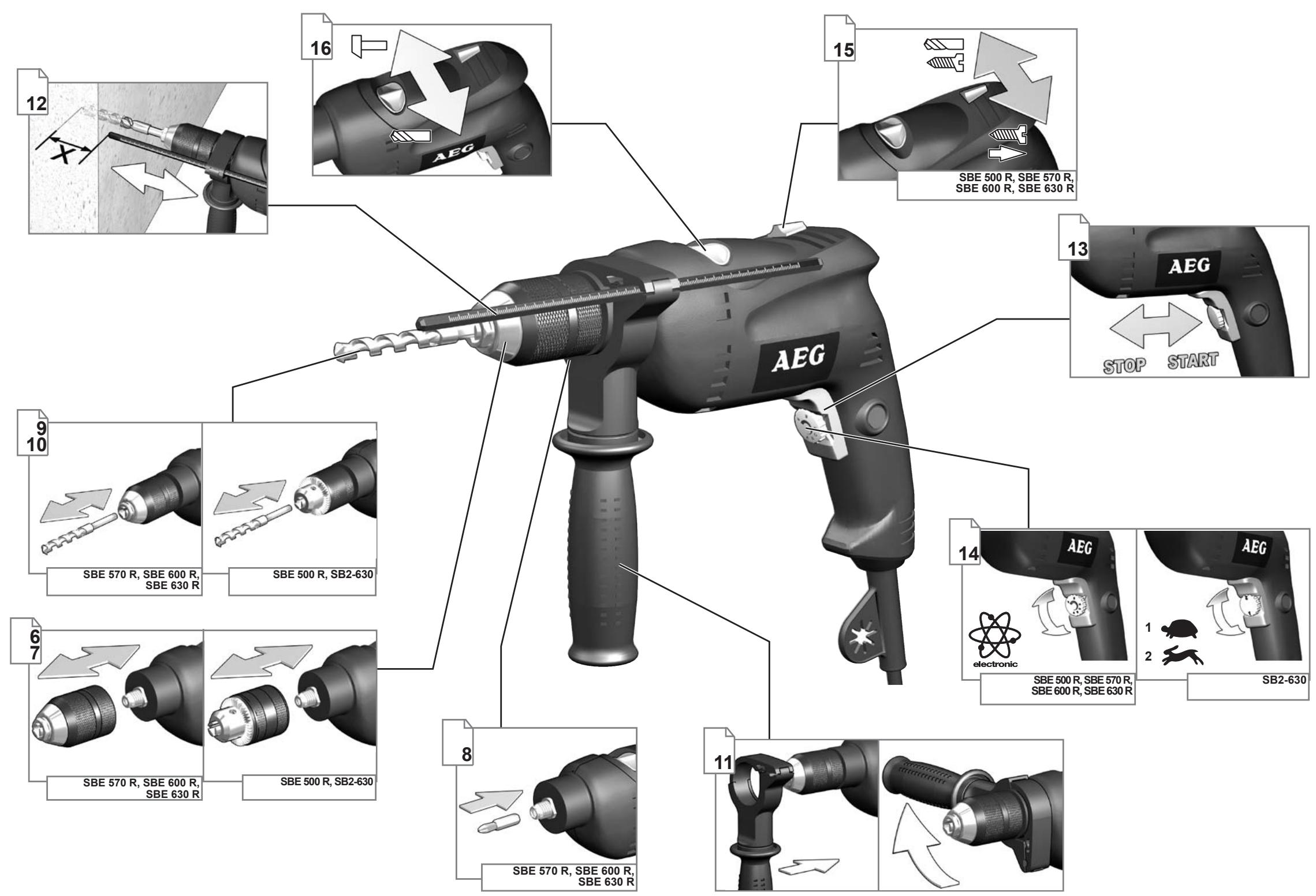 AEG-ELECTROLUX SBE 630 R - POWERTOOLS - 1