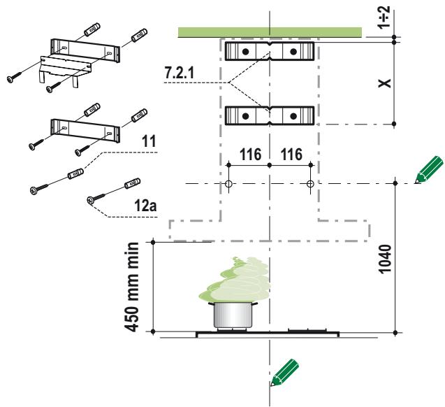 AEG-ELECTROLUX DD8694-M - Wall drilling and bracket fixing - 1