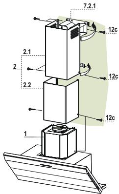 AEG-ELECTROLUX DD8694-M - Cheminée inférieure - 1
