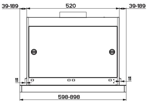 AEG-ELECTROLUX DF 7290 - Dimensions - 1