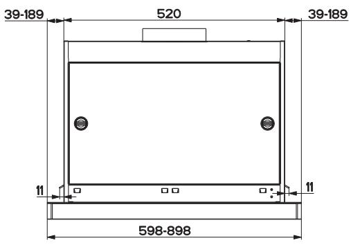 AEG-ELECTROLUX DF 7290 - Ingombro - 1