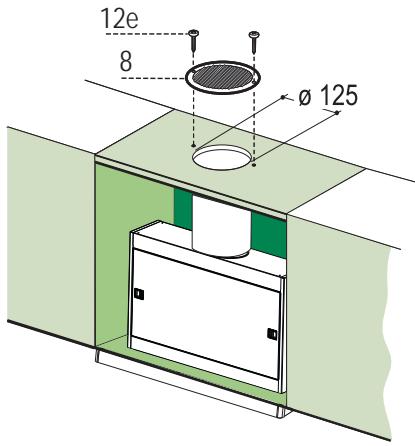 AEG-ELECTROLUX DF 7290 - SAIDA DE AR PARA A VERSão FILTRANTE - 1