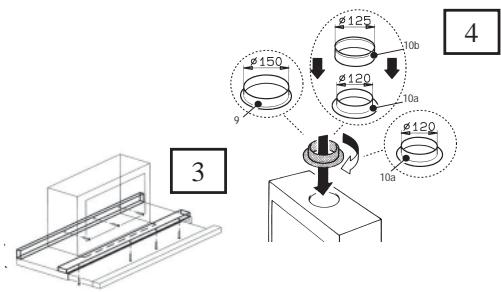 AEG-ELECTROLUX DF 7290 - Foratura Piano di supporto e Montaggio Cappa - 2