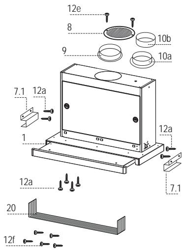 AEG-ELECTROLUX DF 7290 - Qtd. Documentação - 1