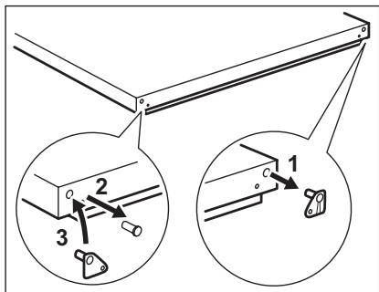AEG-ELECTROLUX SG255N - RÉVERSIBILITÉ DE LA PORTE - 2