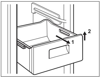 AEG-ELECTROLUX SG255N - HERAUSNEHMEM DER GEFRIERKÖRBE UND GITTERABLAGEN AUS DEM GEFRIERGERÄT - 1