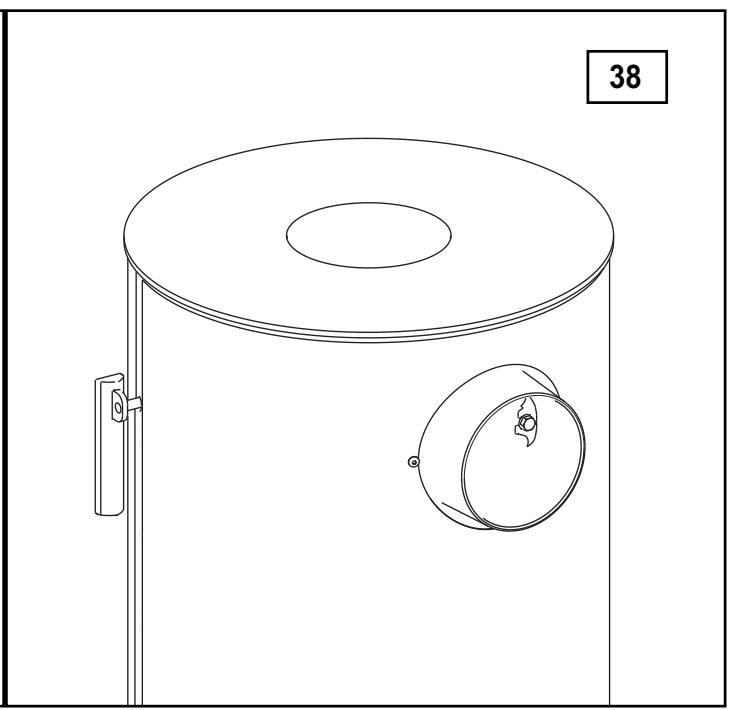 SUPRA CHLOE - Inversion du raccordement de fumées (fig. 3.5-3.8) - 4
