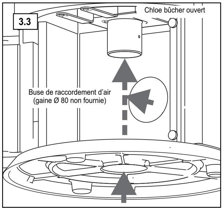 SUPRA CHLOE - Prise d'air extérieur non raccordée - 2