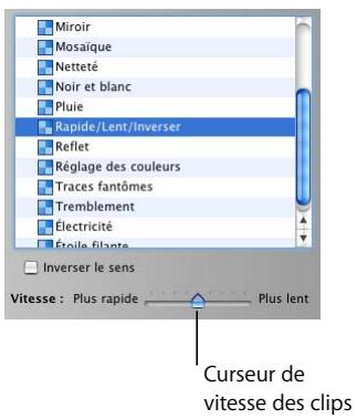 APPLE IMOVIE HD - Accélération ou ralentissement de votre film - 1