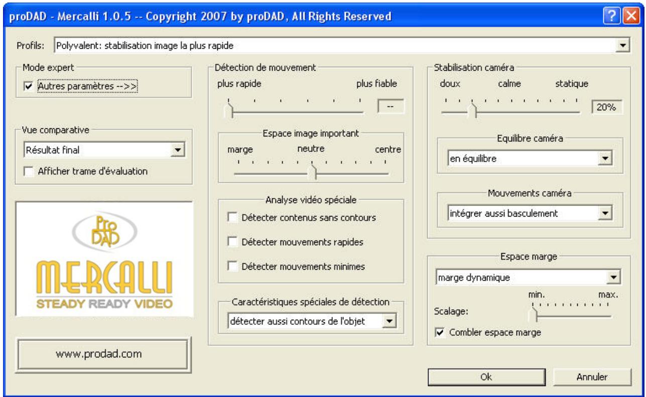 PINNACLE MERCALLI - Mode expert pour optimisations manuelles - 1