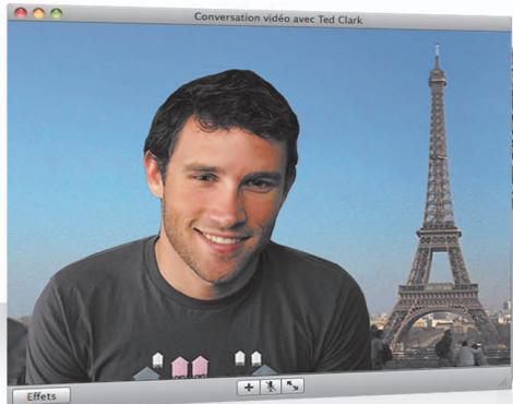 Conversation vidéo avec Ted Clark Effets