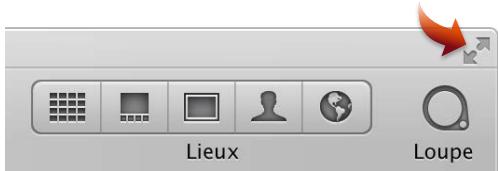 APPLE APERTURE 3.3 - Pour activer la présentation Plein écran - 1