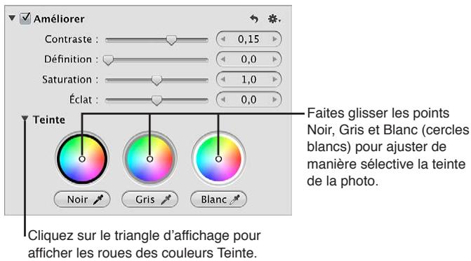 APPLE APERTURE 3.3 - Réglage manuel de la teinte d'une image - 1
