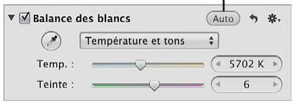 APPLE APERTURE 3.3 - Pour ajuster automatiquement la balance des blancs d'une image - 1