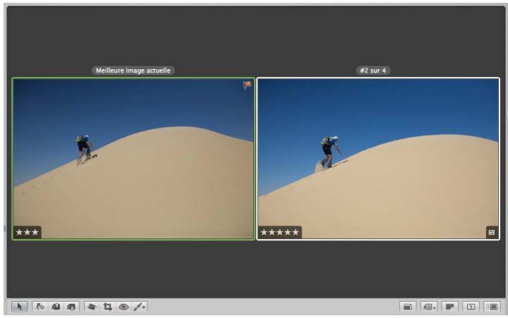 APPLE APERTURE 3.3 - Comparaison de photos en piles - 1